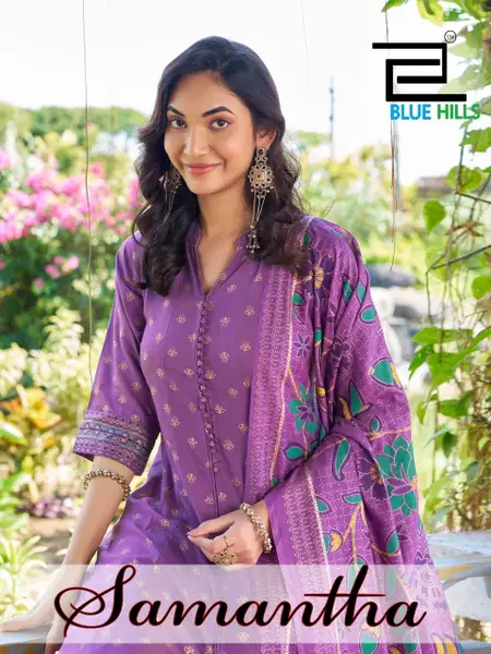 Samantha By Blue Hills Rayon Kurti With Bottom Dupatta Wholesalers In Surat